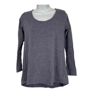LuLaRoe Simply Comfortable Womens XXS Heather Gray Long Sleeve Tunic Top Casual